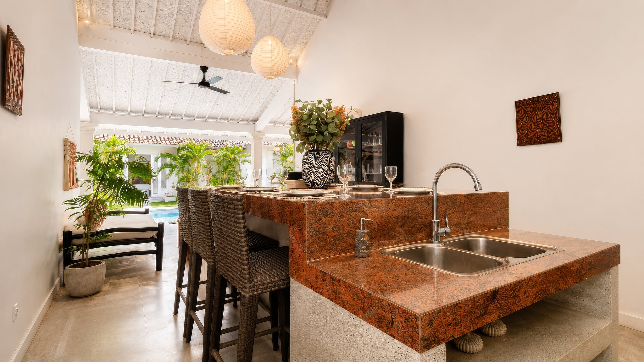 Villa Mas 3 Seminyak Dining area
