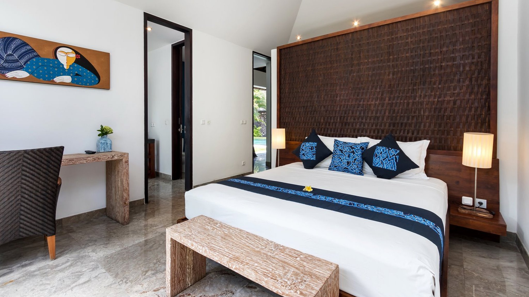 Villa Anjali Blue Bedroom 1