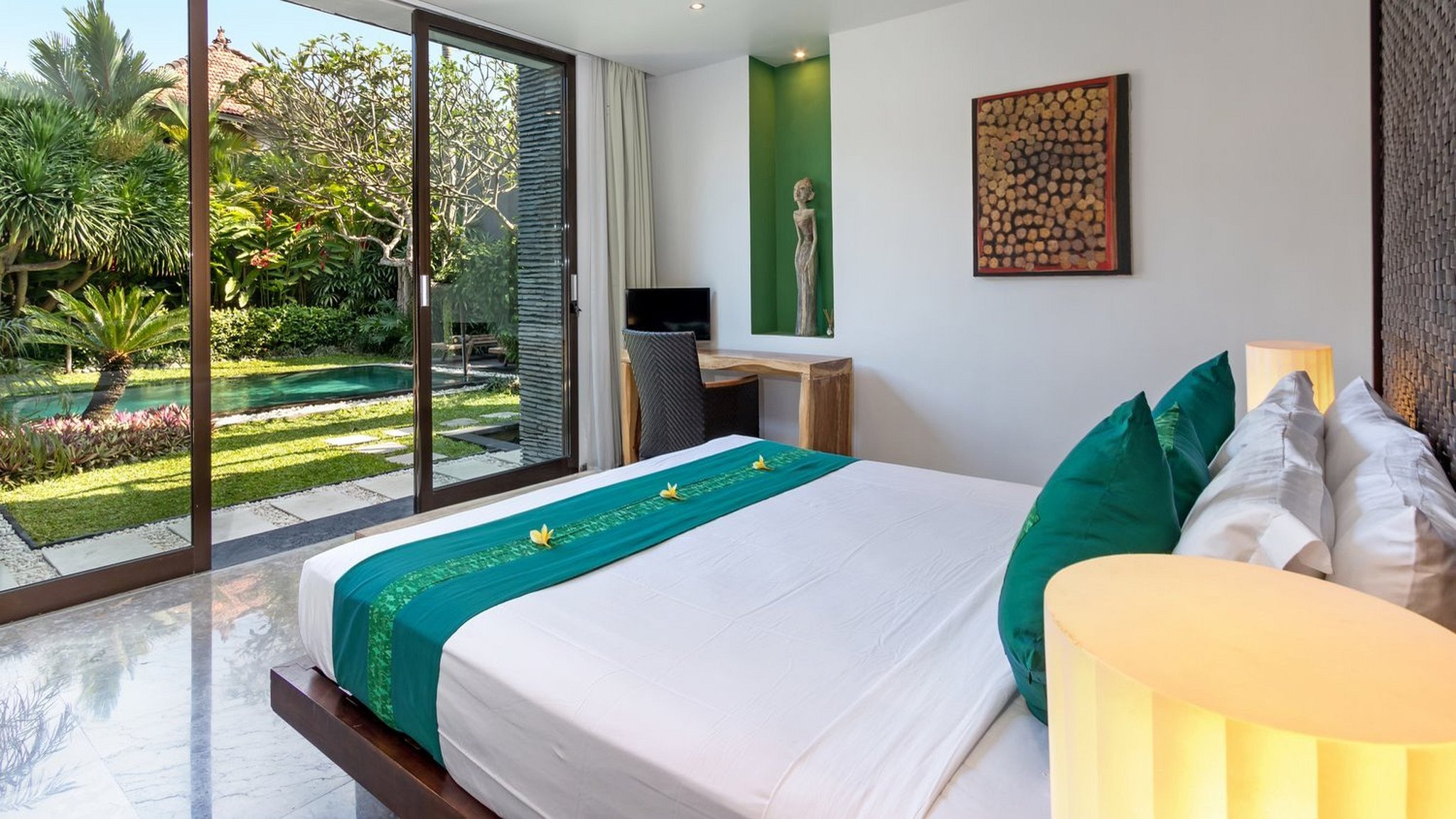 Villa Anjali Green Bedroom 1