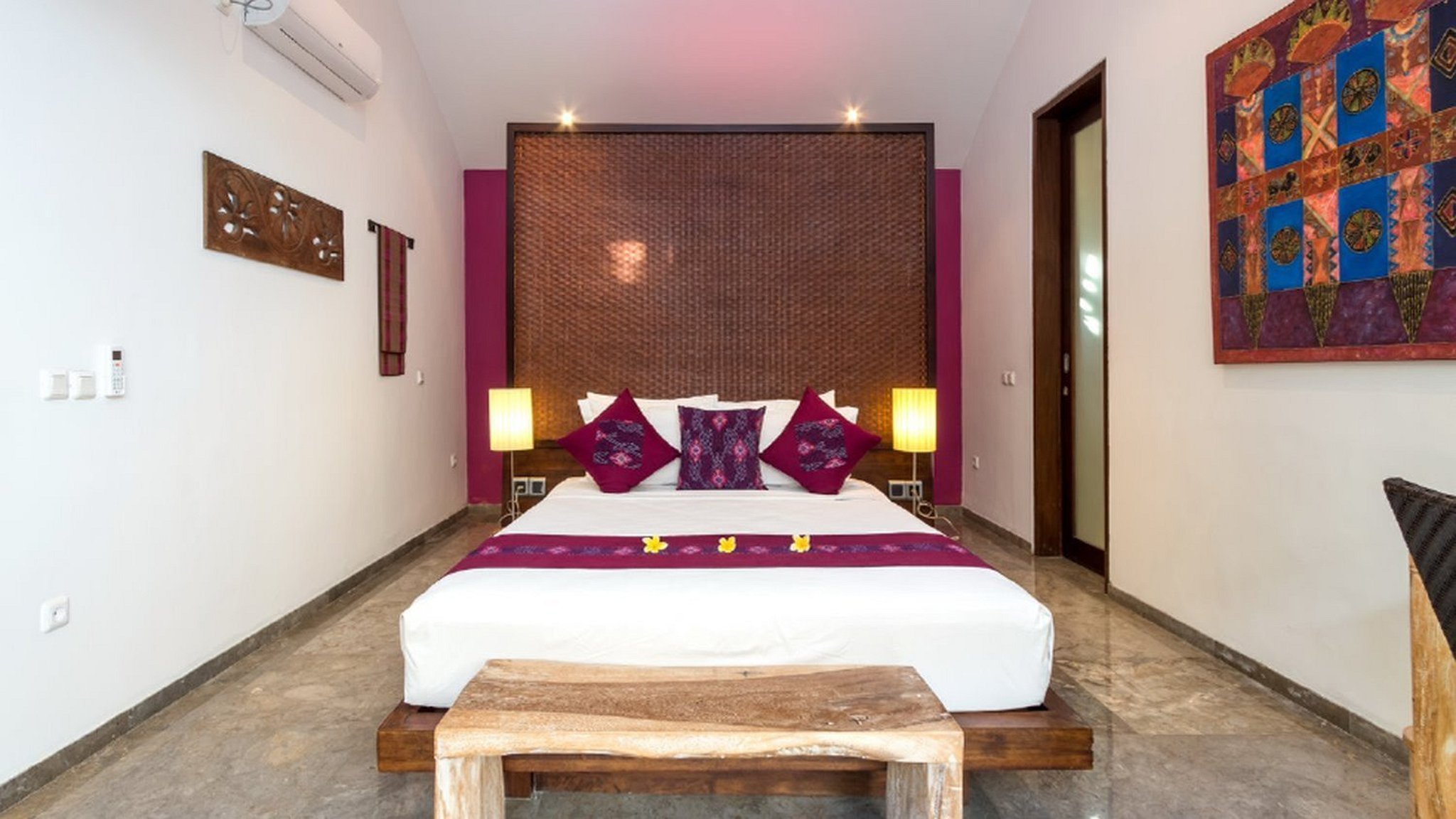 Villa Anjali Purple Bedroom 1