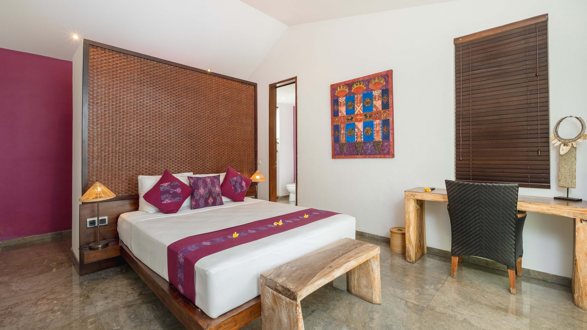 Villa Anjali Purple Bedroom 1