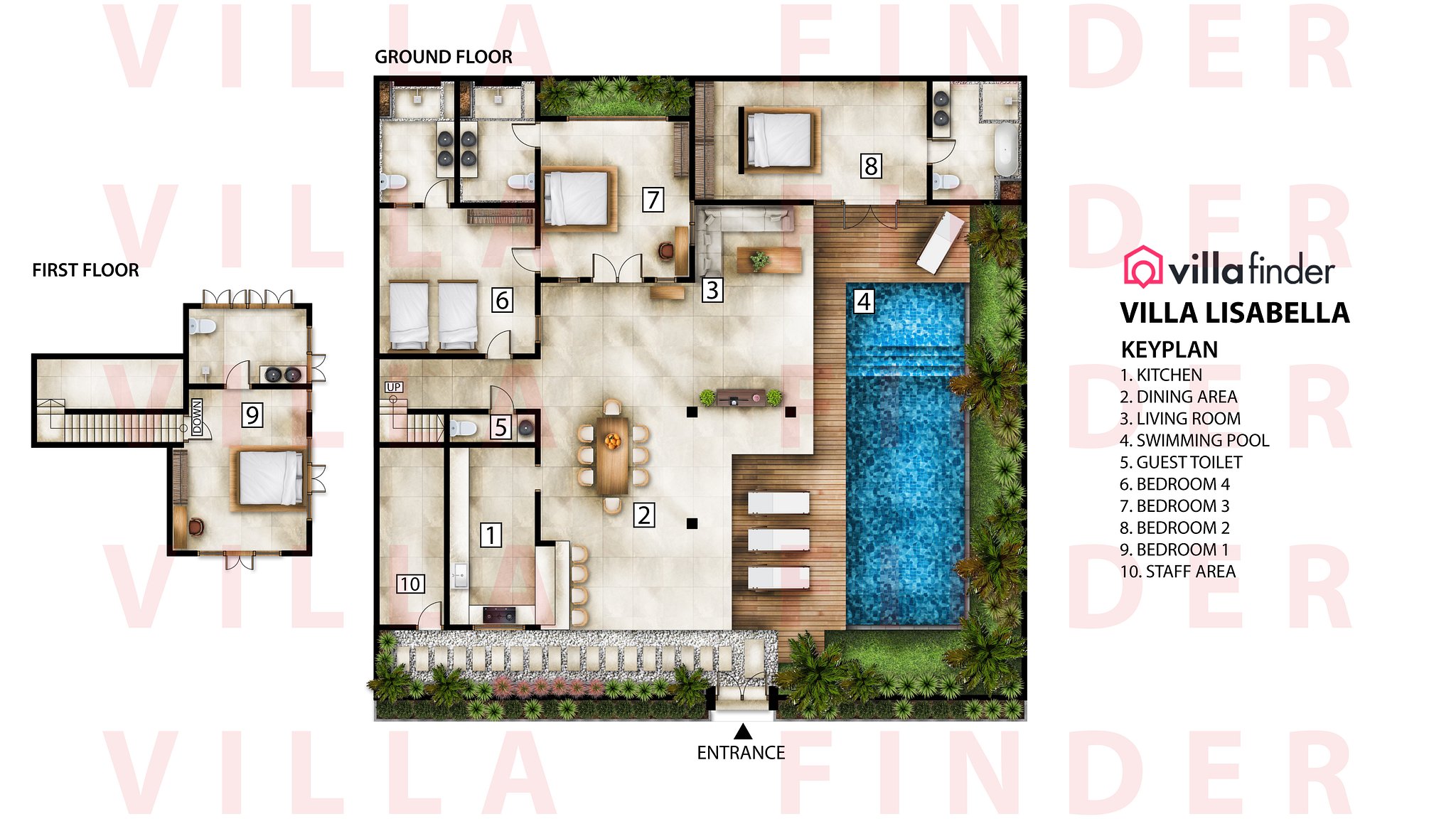 Villa Lisabella Floor plan