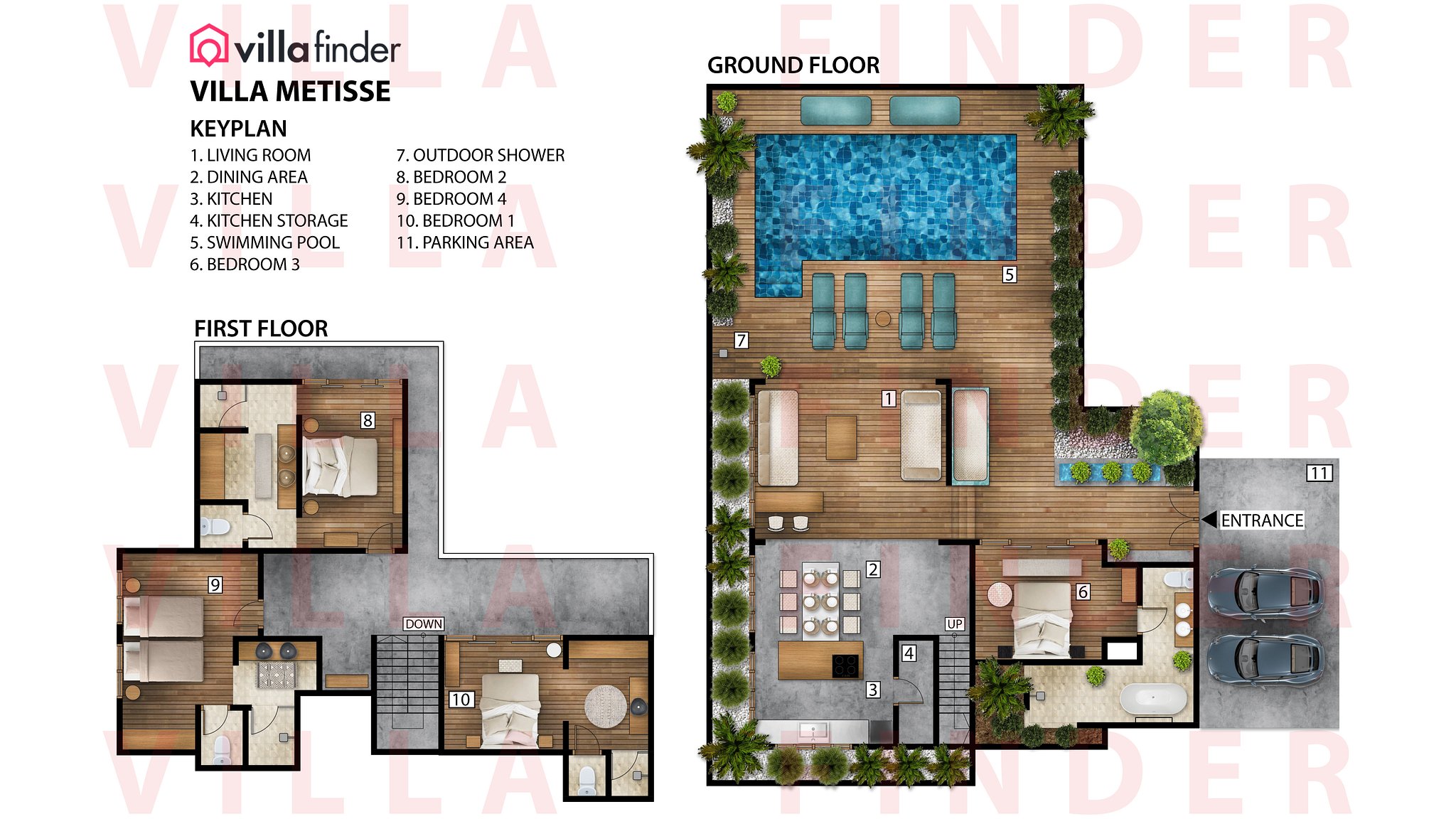 Villa Metisse Floor plan