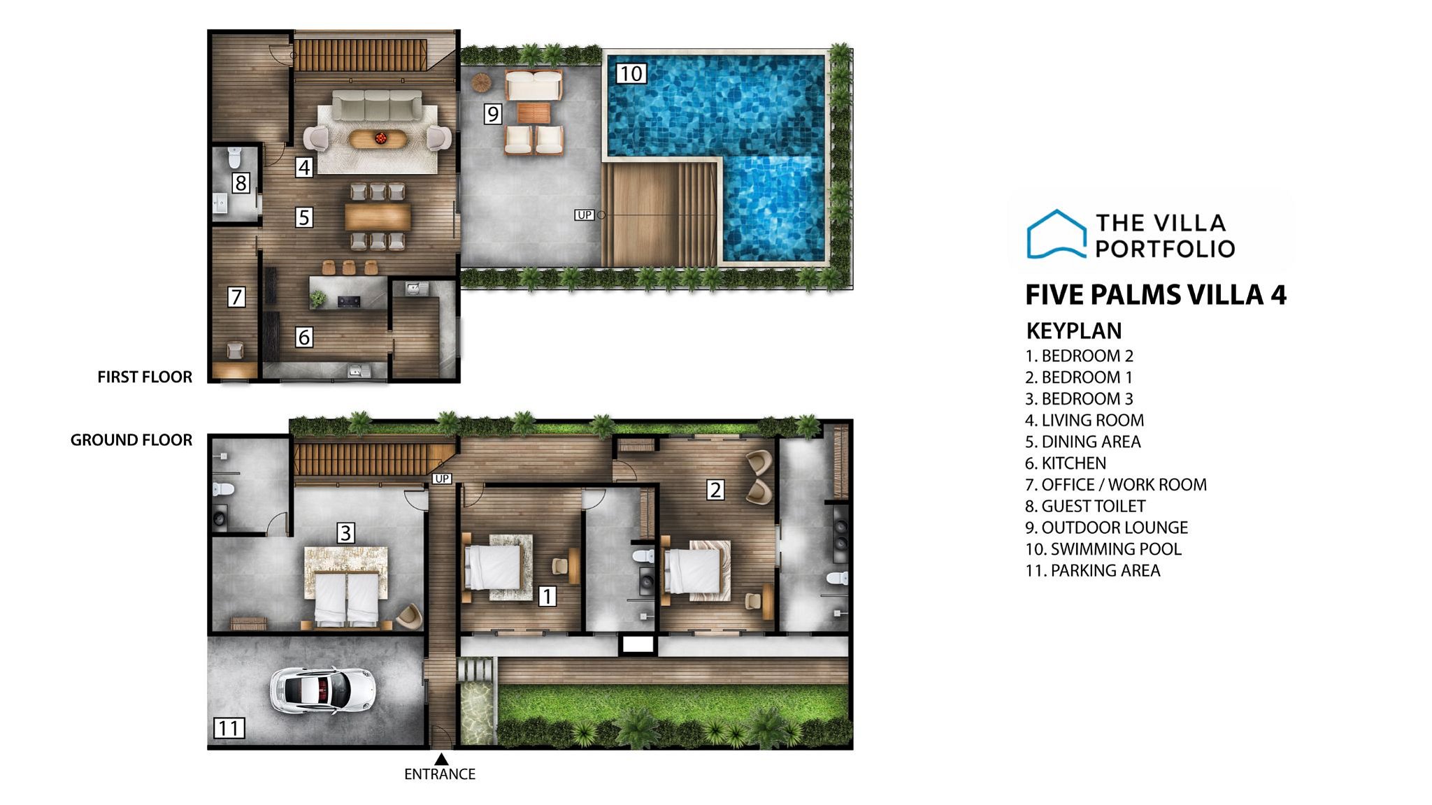 Villa Salju Bali Plan