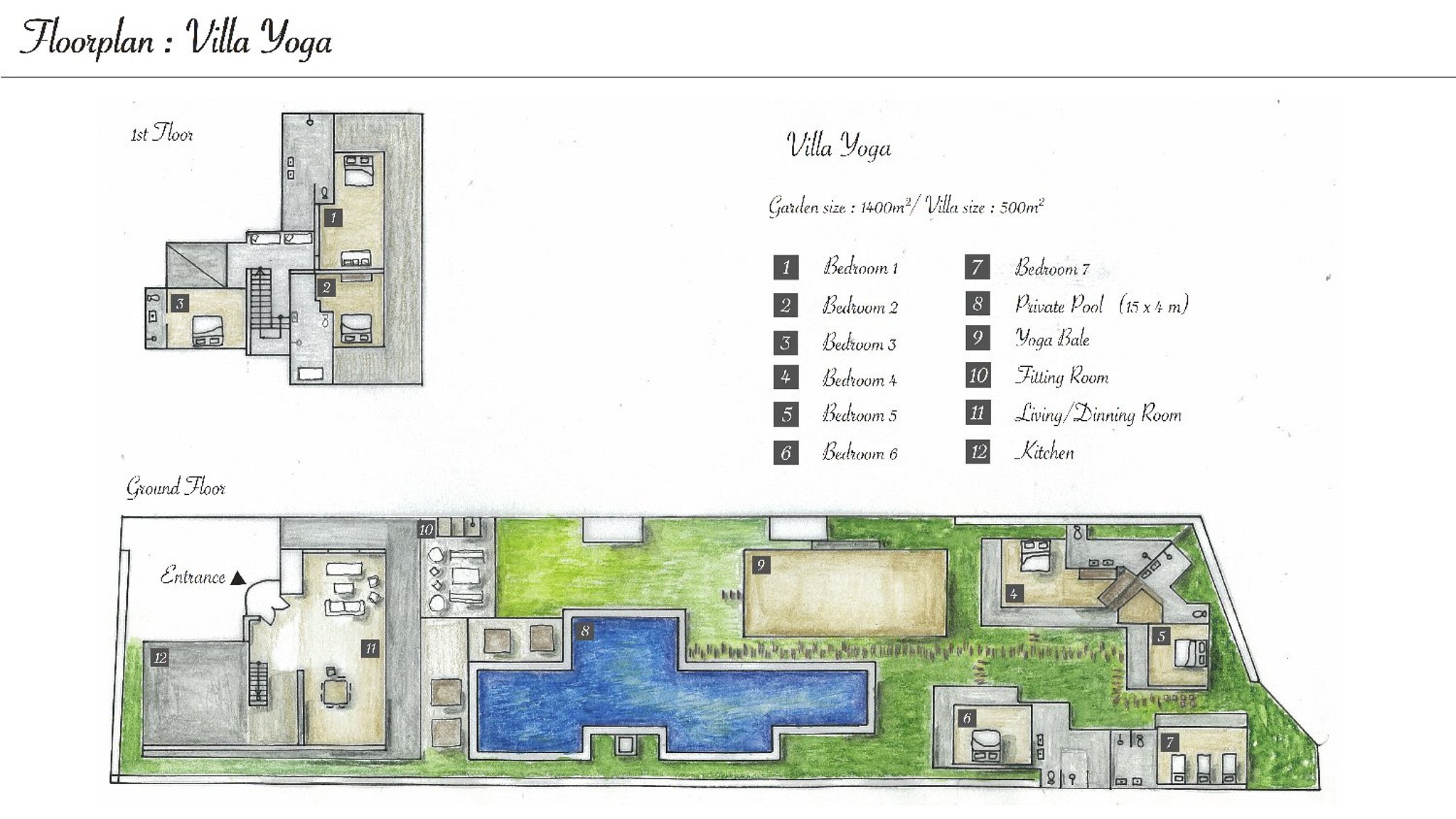 Villa Yoga Floor plan